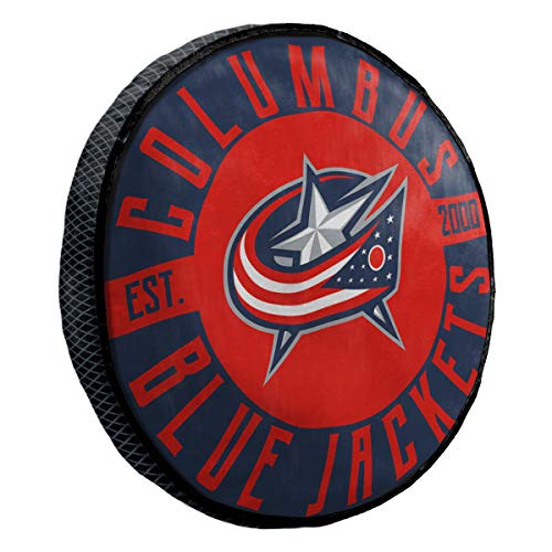 Northwest 1NHL148000031RET Company Columbus Blue Jackets 15" Travel Cloud Pillow, One Size, Multicolor